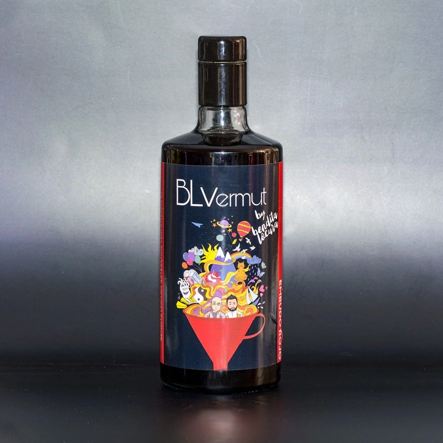 Bendita Locura Botella de Vermut Rojo 70 cl