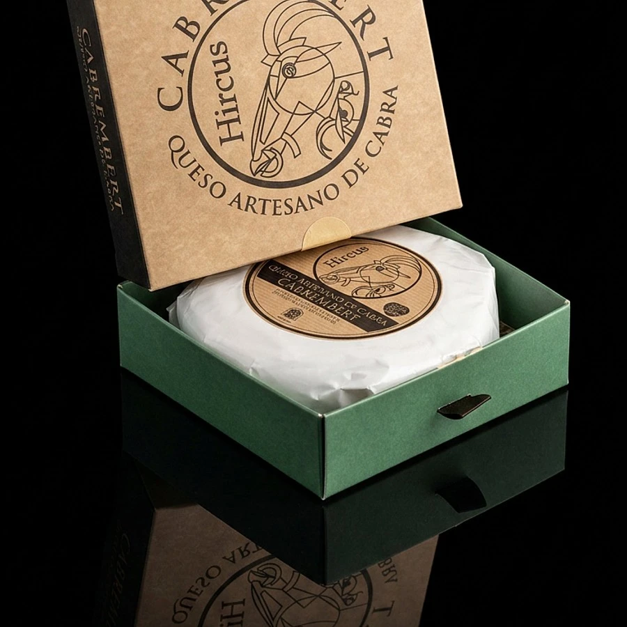 Queso Cabrembert Artesano de Cabra 320 Grs Queso Cabrembert Artesano de Cabra 320 Grs