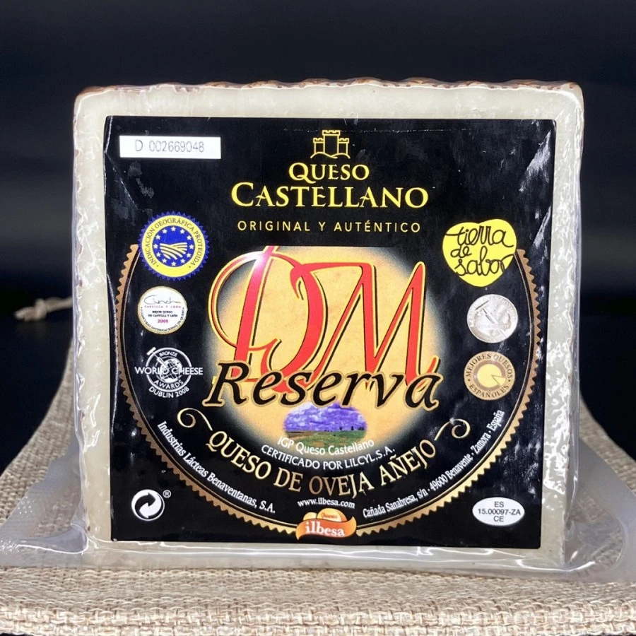 Queso castellano de oveja añejo DM Reserva Queso castellano de oveja añejo DM Reserva