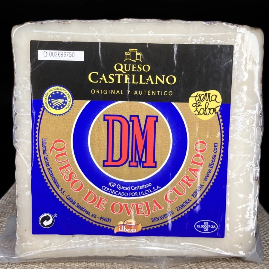 Queso castellano de oveja curado DM Queso castellano de oveja curado DM