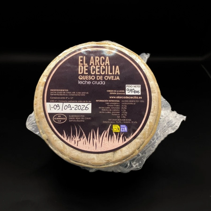 Queso de oveja artesanal con leche cruda Queso de oveja artesanal con leche cruda