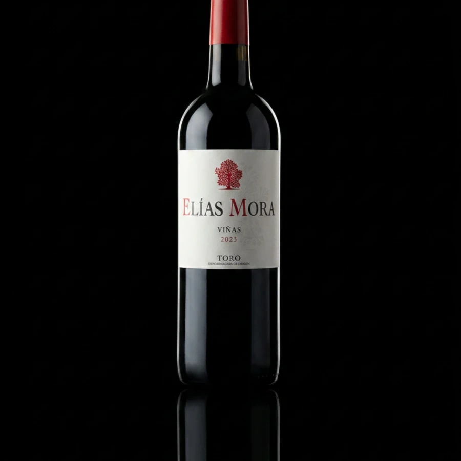 Vino Tinto Elías Mora – Viñas 2023 (D.O. Toro) · 75 cl · 14,5% Vol. Vino Tinto Elías Mora – Viñas 2023 (D.O. Toro) · 75 cl · 14,5% Vol.